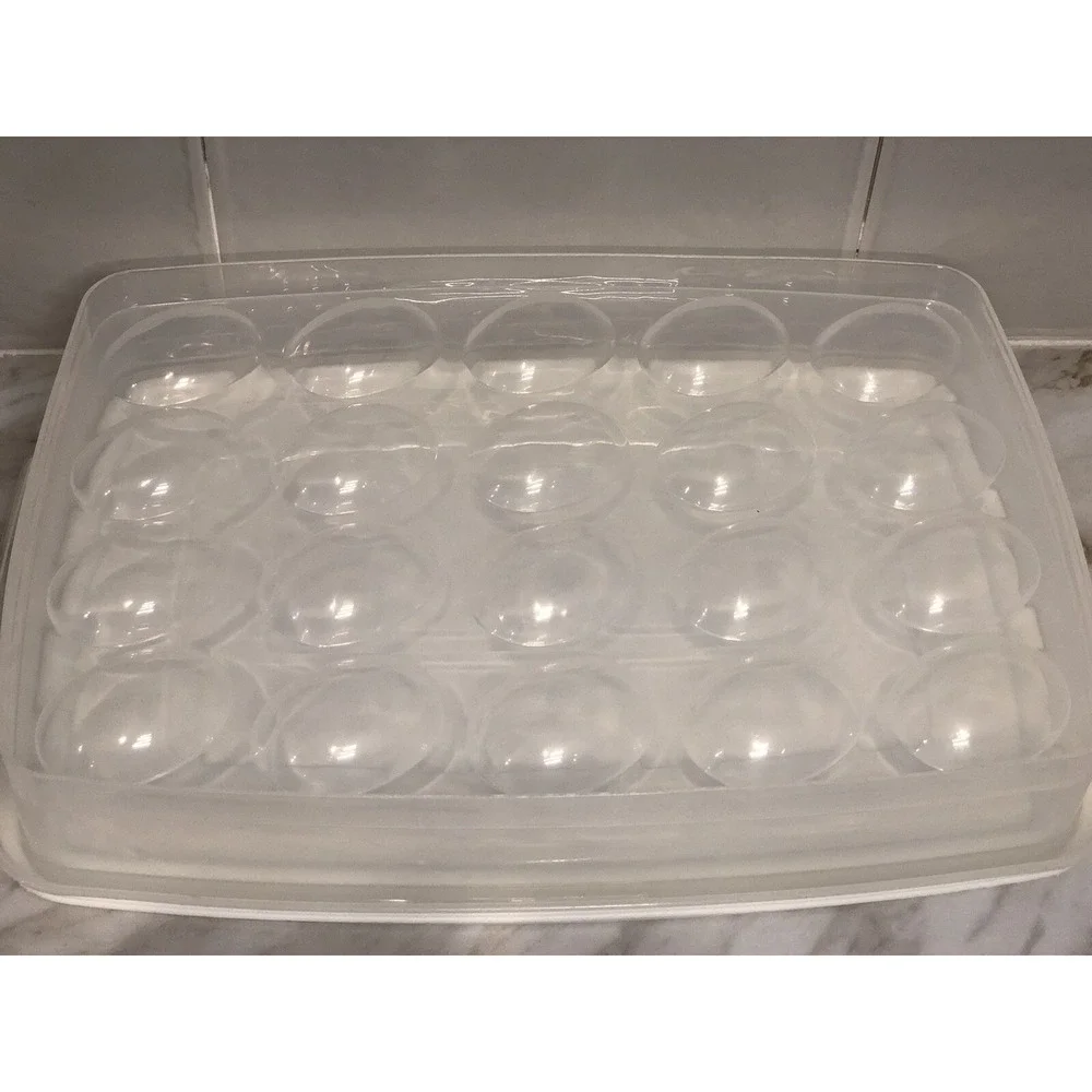 Rubbermaid Egg Keeper Storage Holds 20‎ Jumbo Eggs 8.5 x 12.8